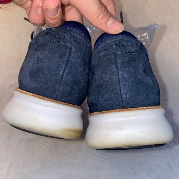 Cole Haan men's 2 Zerogrand laser wing oxford size 10M in blue - Picture 8 of 9